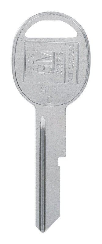 Hillman Automotive Key Blank Single For GM