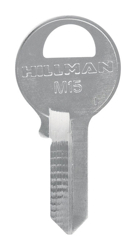 Hillman Traditional Key Padlock Key Blank M15 Single For Master Locks