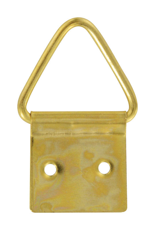 Hillman OOK Brass-Plated Ring Hanger 5 lb 2 pk