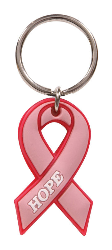 HILLMAN Breast Cancer Awareness Plastic Pink Key Chain