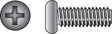 Hillman No. 10-24 X 1/2 in. L Phillips Pan Head Stainless Steel Machine Screws 100 pk