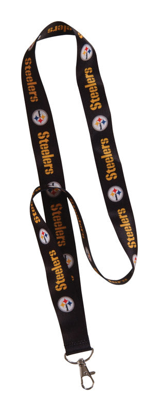 HILLMAN NFL Polyester Multicolored Carabiner Clip Lanyard