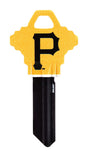 Hillman Pittsburgh Pirates Painted Key House/Office Key Blank Single
