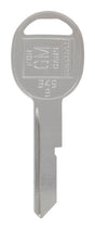 Hillman Automotive Key Blank Single For GM