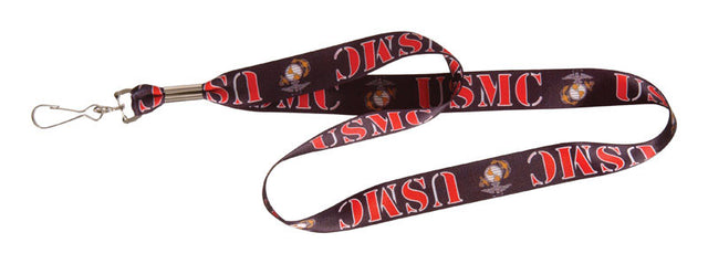 HILLMAN United States Marine Corps Polyester Multicolored Decorative Key Chain Lanyard