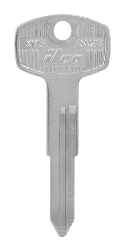 Hillman Automotive Key Blank DA23 Double For Nissan
