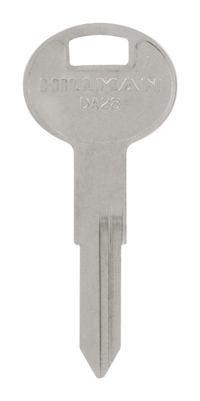 Hillman Automotive Key Blank DA28 Double For Nissan