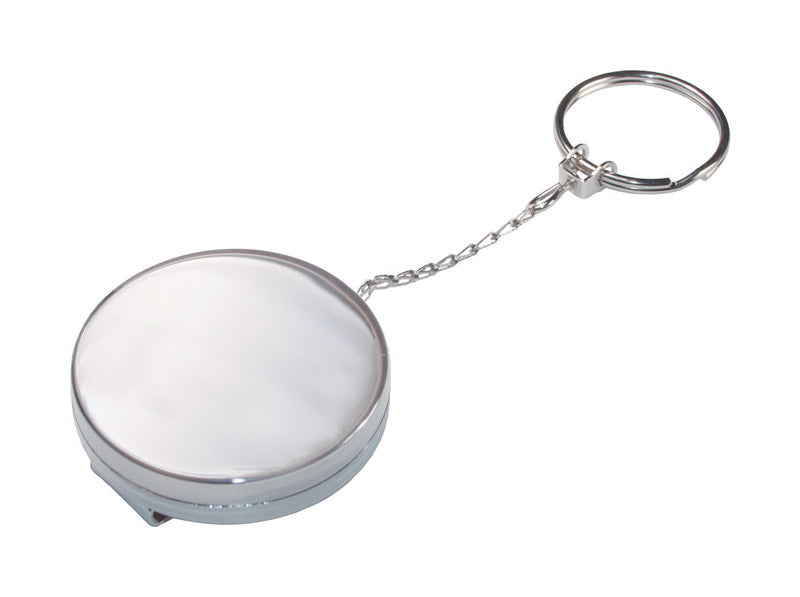 HILLMAN Steel Silver Retractable Cord Key Chain