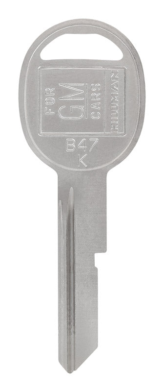 Hillman Automotive Key Blank Single For GM