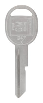 Hillman Automotive Key Blank Single For GM