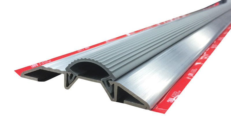 M-D Cinch Silver Aluminum/Vinyl Weather Stripping For Low Threshold 36 in. L X 3-1/4 in.