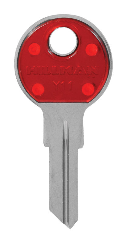 Hillman ColorPlus Traditional Key House/Office Key Blank Single