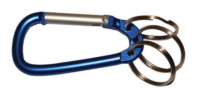 HILLMAN Aluminum Silver Multi Ring Carabiner