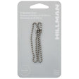 HILLMAN 6 in. D Metal Silver Ball Chain