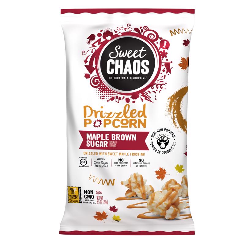 Sweet Chaos Maple Brown Sugar Drizzled Popcorn 5.5 oz Bagged
