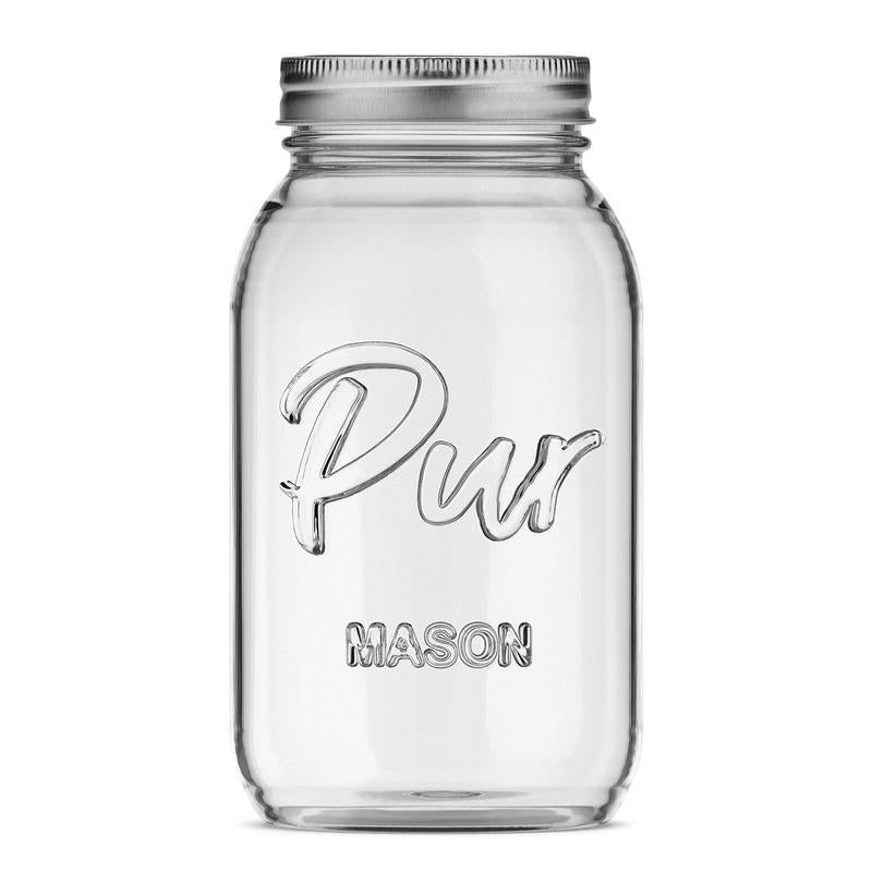 Pur Mason Wide Mouth Mason Jar 32 oz 12 pk