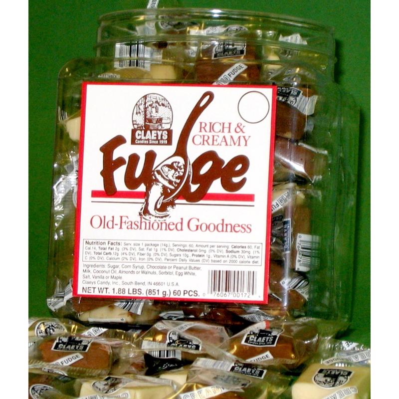 Claeys Chocolate and Vanilla Fudge Mini Bites 1 pc