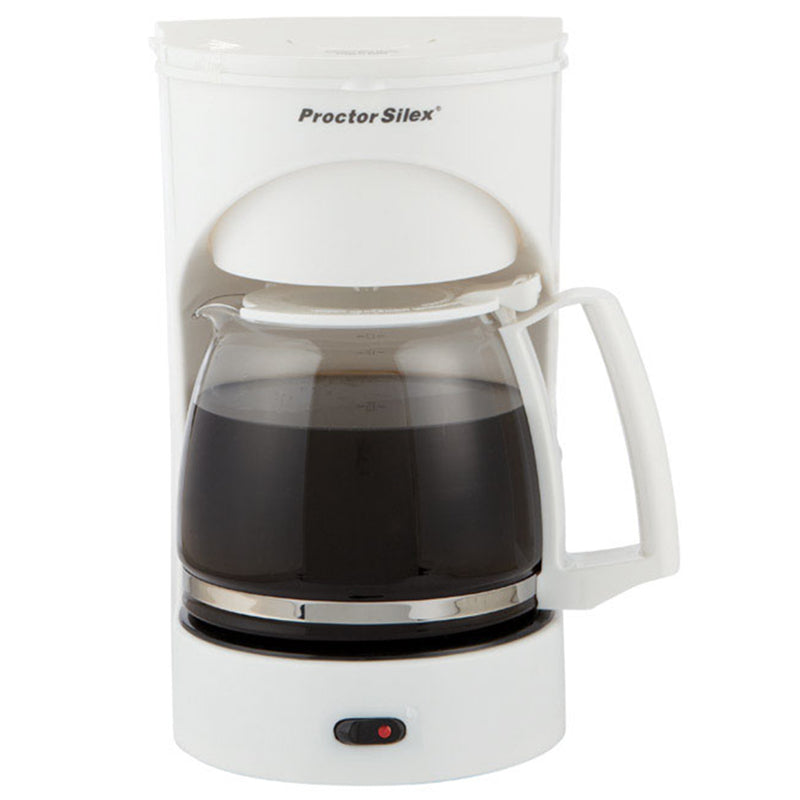 Proctor Silex 12 cups White Coffee Maker