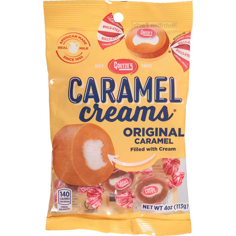 Goetze's Candy Caramel Creams Original Caramels 4 oz