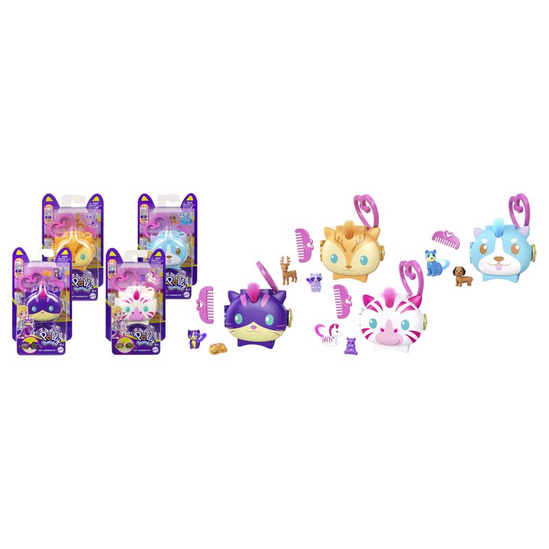 Mattel Polly Pocket Mini World of Pets Plastic Multicolored