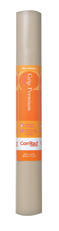Con-Tact Grip Premium 4 ft. L X 18 in. W Taupe Non-Adhesive Shelf Liner