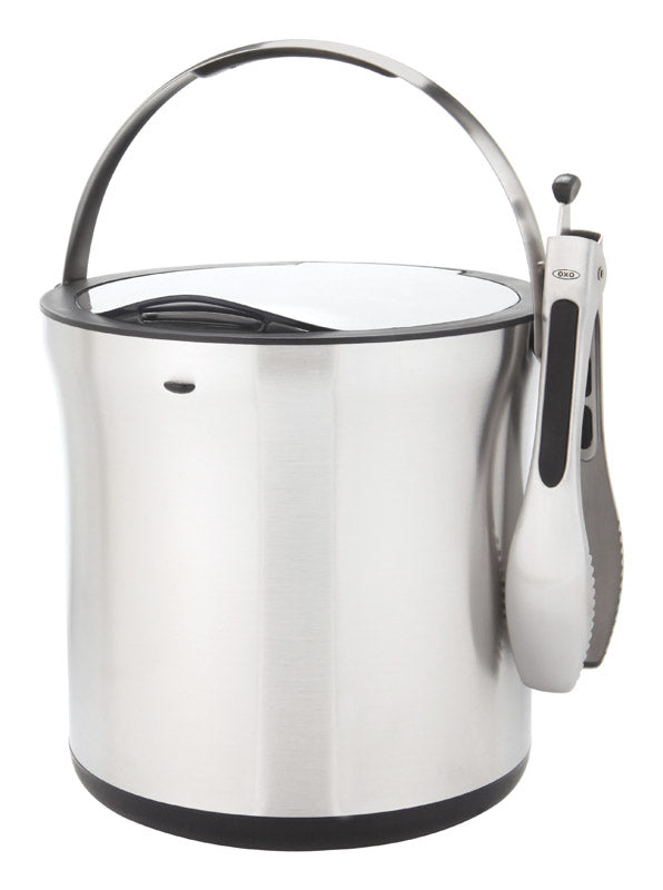 OXO SteeL 128 oz Silver Stainless Steel Ice Bucket