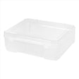 IRIS 24 qt Clear Craft Case 6.13 in. H X 17.2 in. W X 15.29 in. D Stackable