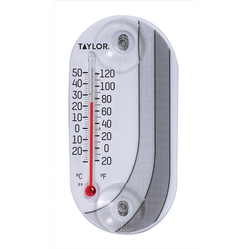 Taylor Tube Thermometer Plastic White 4 in.