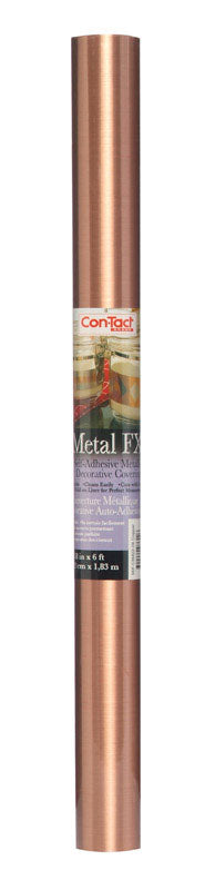 Con-Tact Metal FX 6 ft. L X 18 in. W Copper Shelf Liner