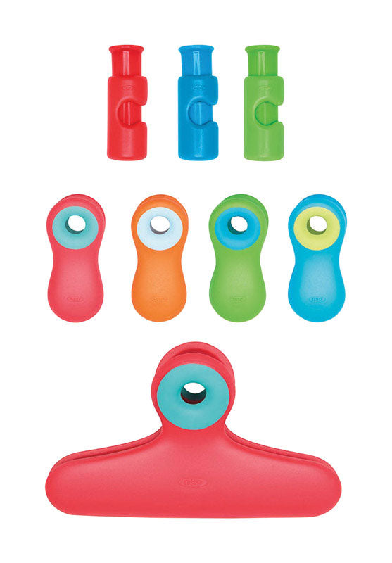 OXO Good Grips Assorted Colors Plastic Assorted Size Clip Set