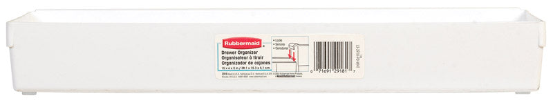 Rubbermaid 2 in. H X 6 in. W X 15 in. D Plastic Drawer Organizer