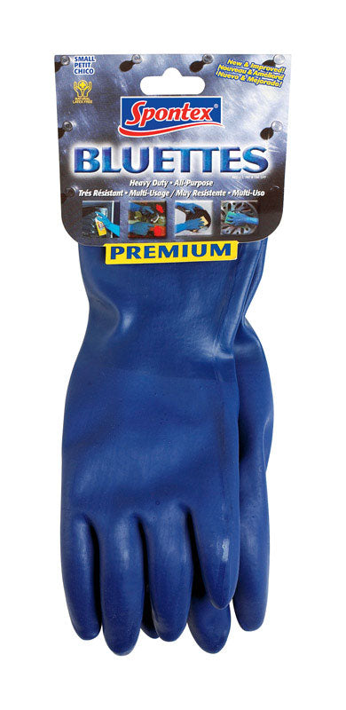 Spontex Bluettes Neoprene Cleaning Gloves S Blue 1 pk