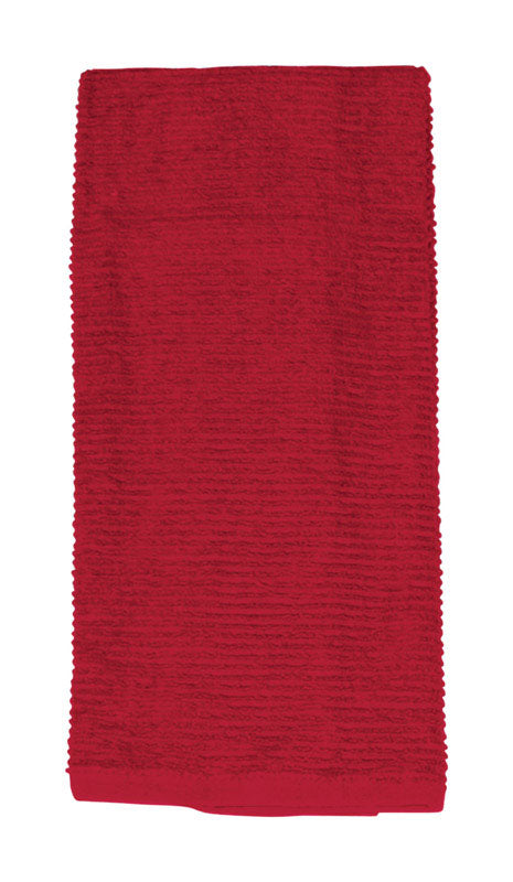 Ritz Royale Paprika Cotton Solid Kitchen Towel 1 pk