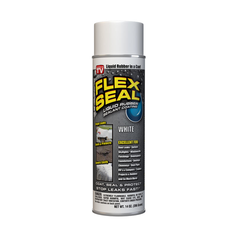 Flex Seal Family of Products Flex Seal White Rubber Spray Sealant 14 oz