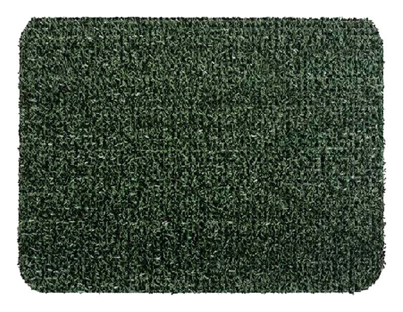 GrassWorx Clean Machine 18 in. W X 24 in. L Green AstroTurf Door Mat