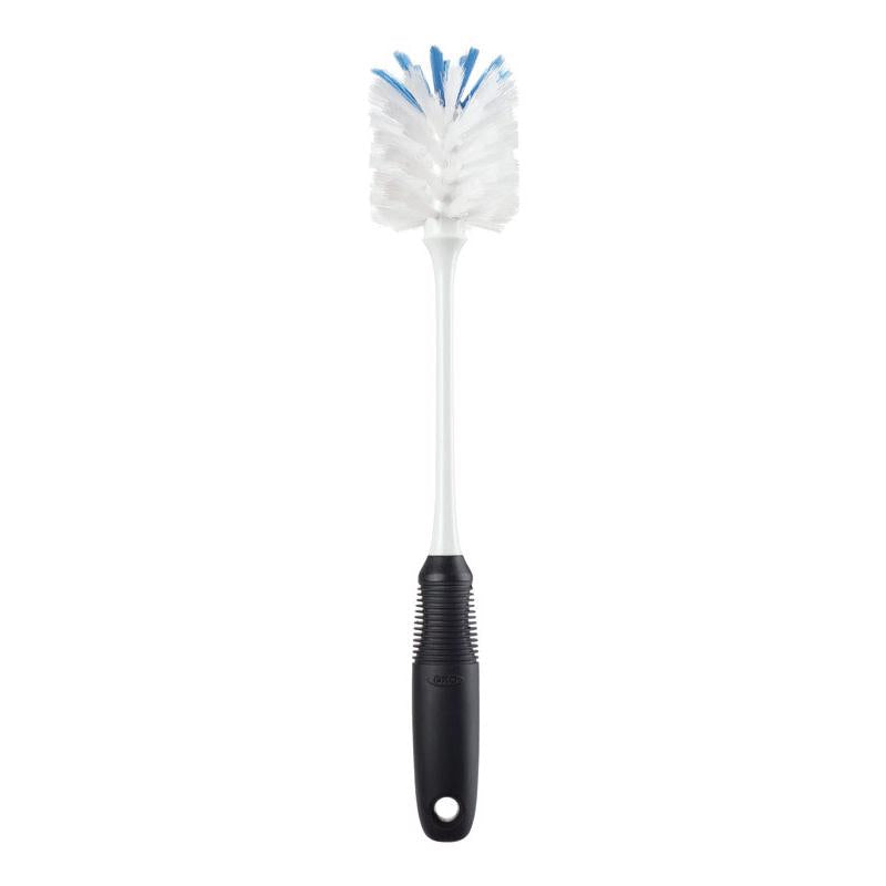 OXO Good Grips 2 in. W Soft/Medium Bristle Plastic/Rubber Handle Bottle Brush
