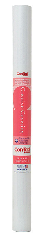 Con-Tact Creative Covering 9 ft. L X 18 in. W White Shelf Liner