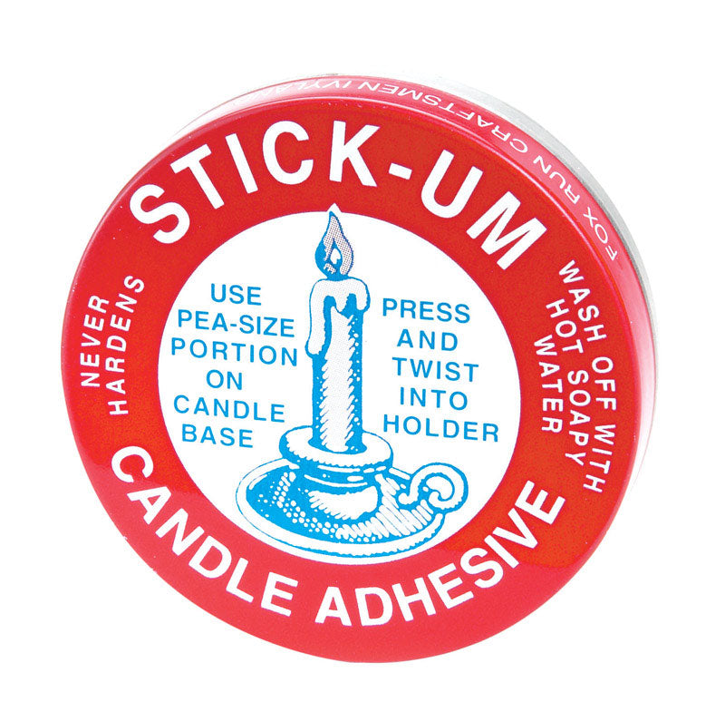 Fox Run Stick-Um Clear Candle Adhesive 0.5 oz
