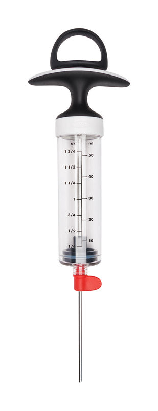 OXO Good Grips Black/Clear Plastic/Stainless Steel Flavor injector 2 oz