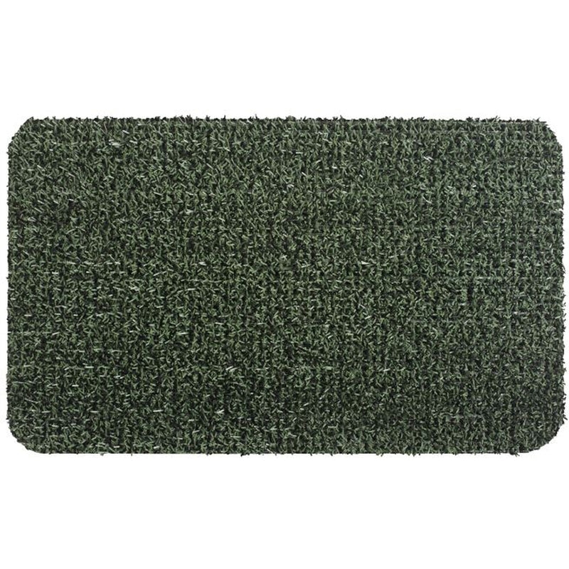GrassWorx Clean Machine 36 in. W X 24 in. L Evergreen Flair AstroTurf Door Mat