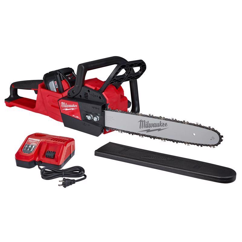 Milwaukee M18 FUEL 2727-21HD 16 in. 18 V Battery Chainsaw Kit (Battery & Charger)