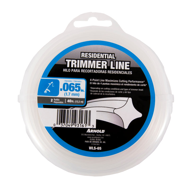 Arnold Residential Grade .065 in. D X 40 ft. L Trimmer Line