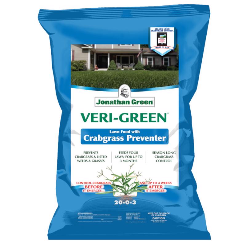 Jonathan Green Veri-Green Crabgrass Preventer Crabgrass Preventer Lawn Food For All Grasses 15000 sq