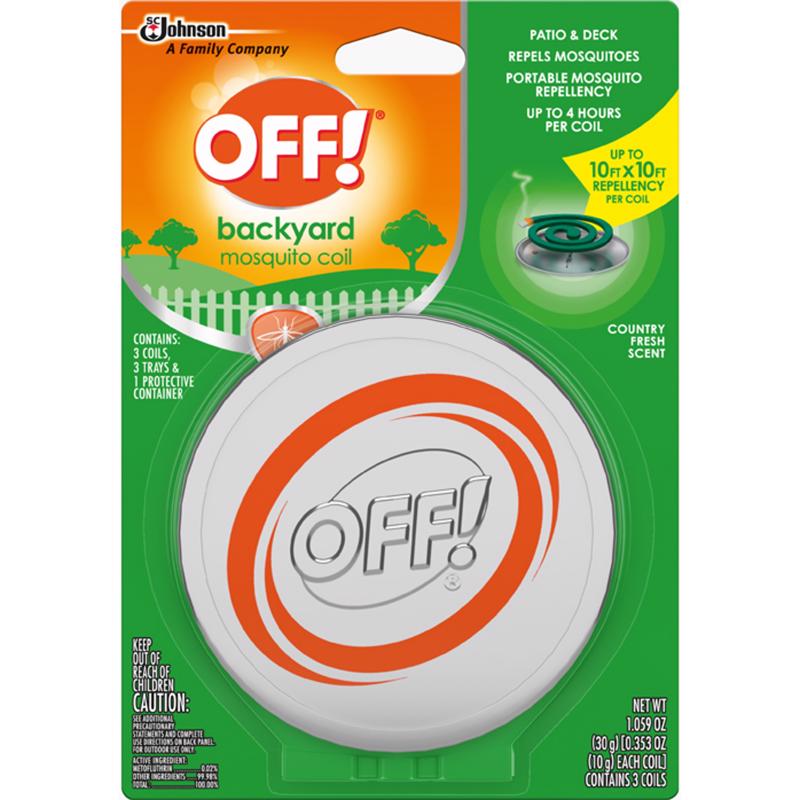 OFF! Insect Repellent Coil For Mosquitoes 1.06 oz
