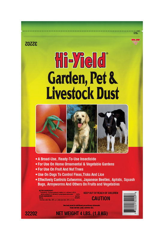 Hi-Yield Garden, Pet and Livestock Dust Insect Killer Dust 4 lb