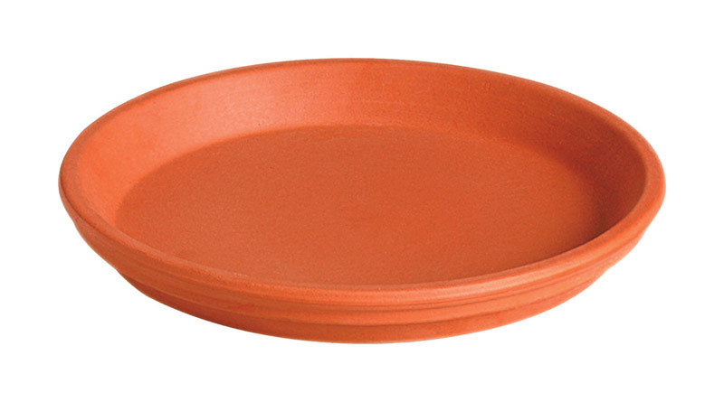 Deroma 1.2 in. H X 8.3 in. D Clay Traditional Plant Saucer Terracotta
