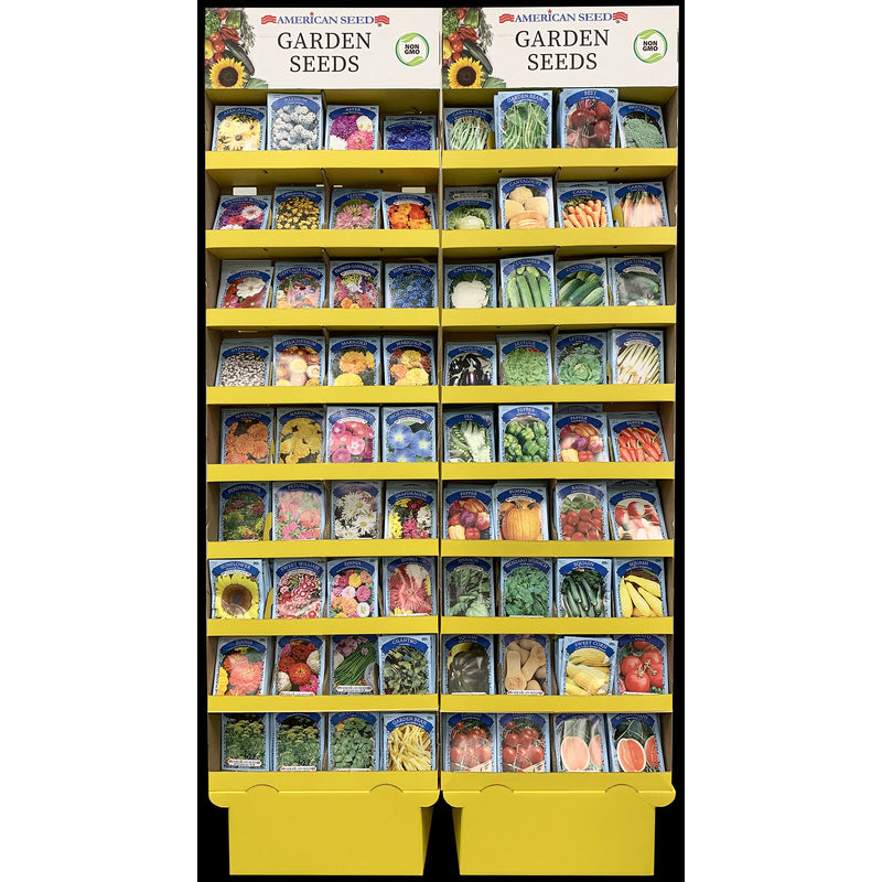 American Seed Green Garden Assorted Seed Display 1000 pk