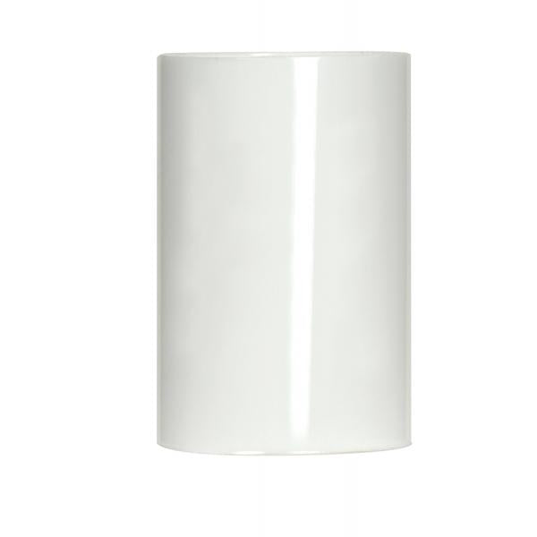 Oversize Plastic Candle Cover - White Oversize - 1-1/4" Inside Diameter - 1-5/16" Outside Diameter - 2" Height