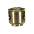 Brass Cluster Body - 3 Light - Unfinished - 1/8 IP Top And Bottom - Tapped With Three 1/8 IP Holes