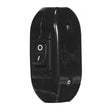 Heavy Duty Feed Thru Switch - Black - 6A - 120V